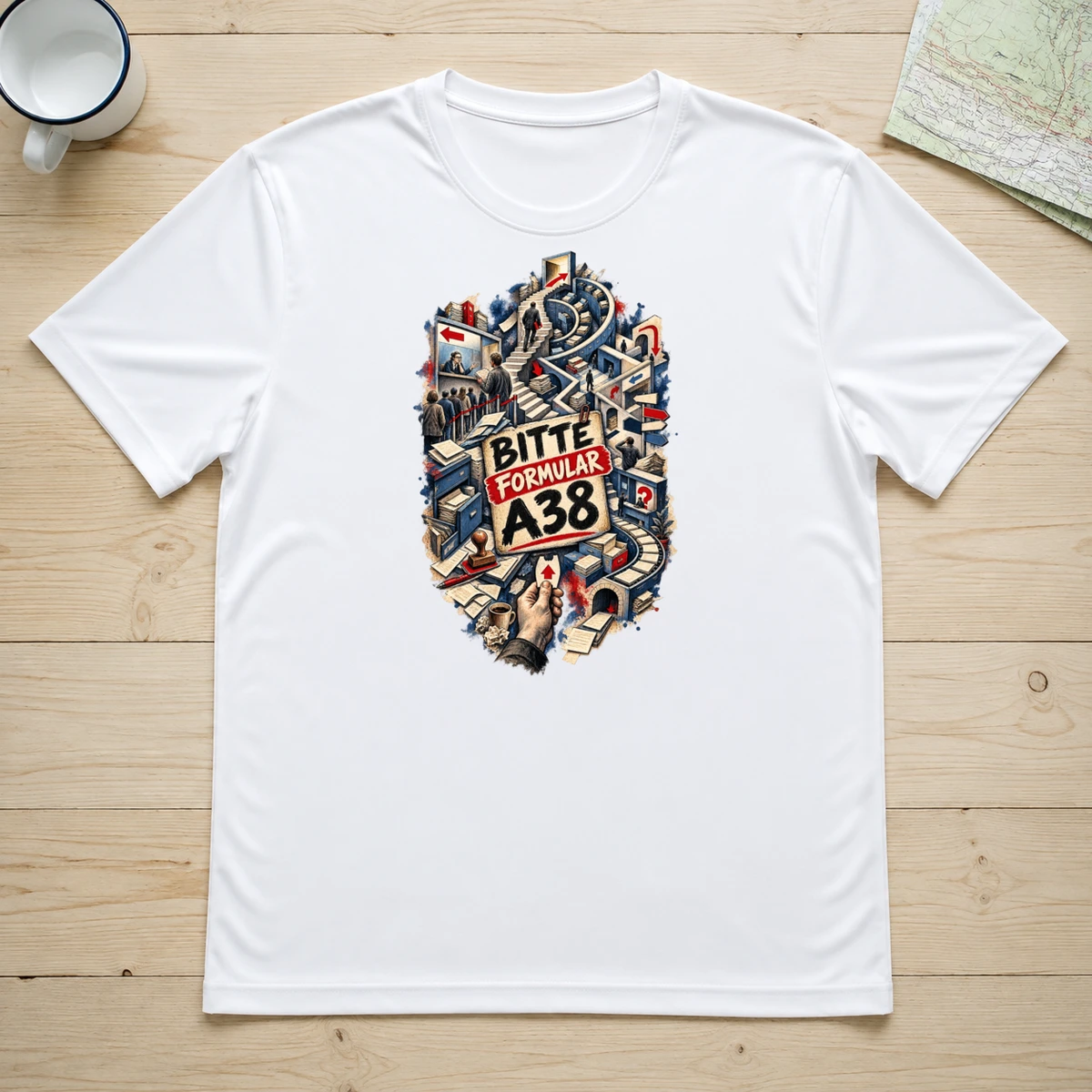 Bitte Formular A38 T-Shirt Sublimation | Marketing-MV