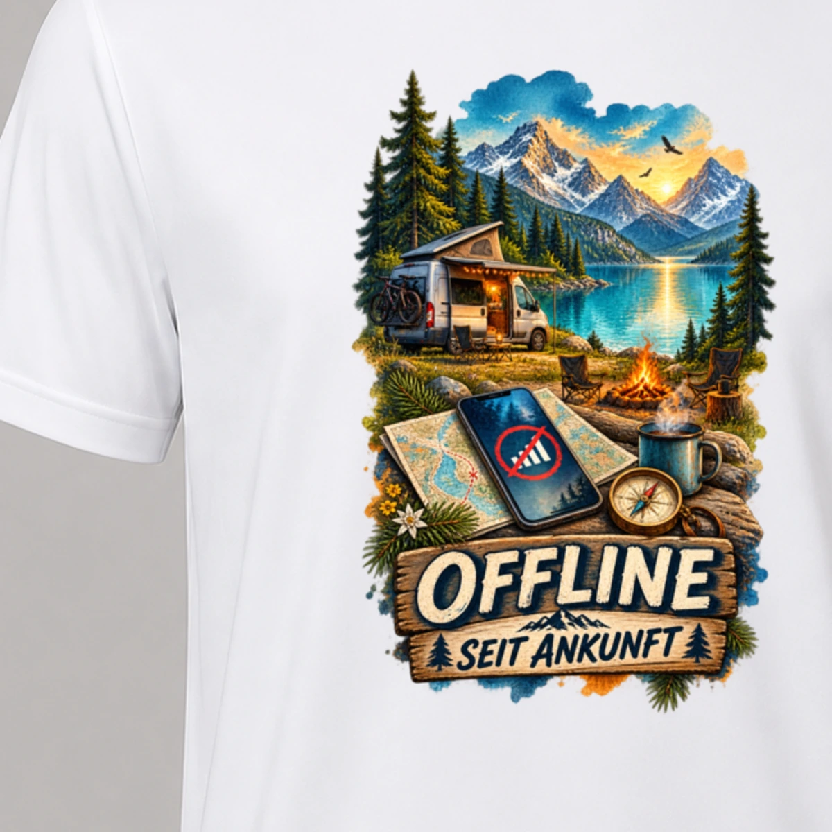 Offline seit Ankunft T-Shirt Sublimation | Marketing-MV