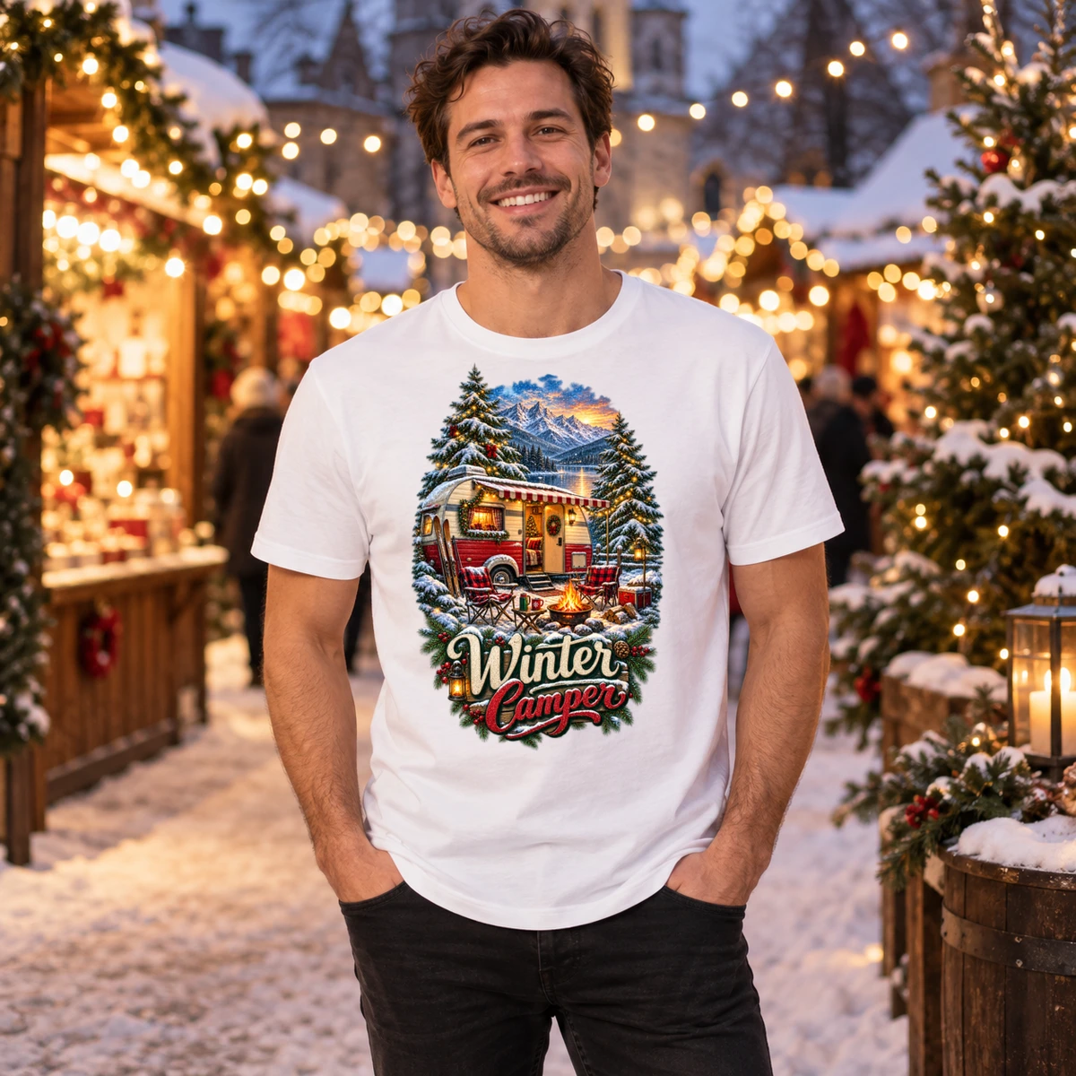 Winter Camper T-Shirt Sublimation | Marketing-MV