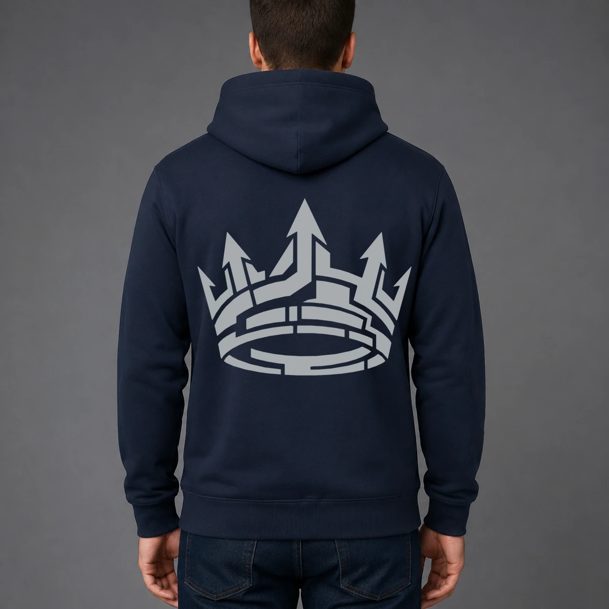 Crown Shift Sweatshirtjacke | reflect+ by Marketing-MV
