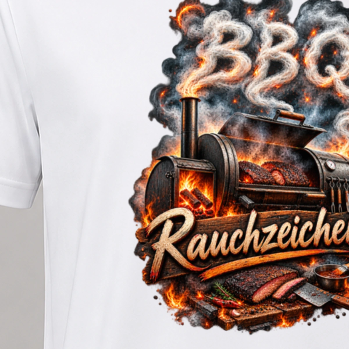 Rauchzeichen T-Shirt Sublimation | Marketing-MV