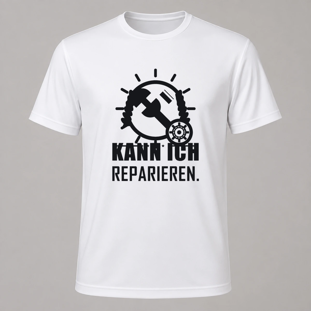 Kann ich reparieren T-Shirt Flexdruck | Marketing-MV