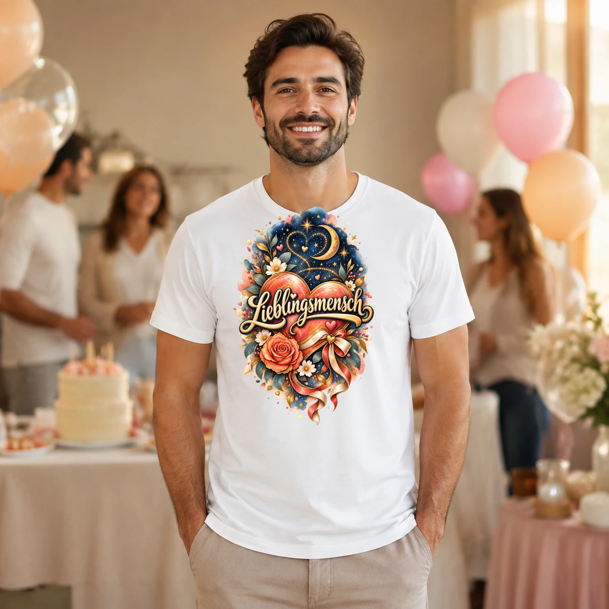 Lieblingsmensch T-Shirt Sublimation | Marketing-MV