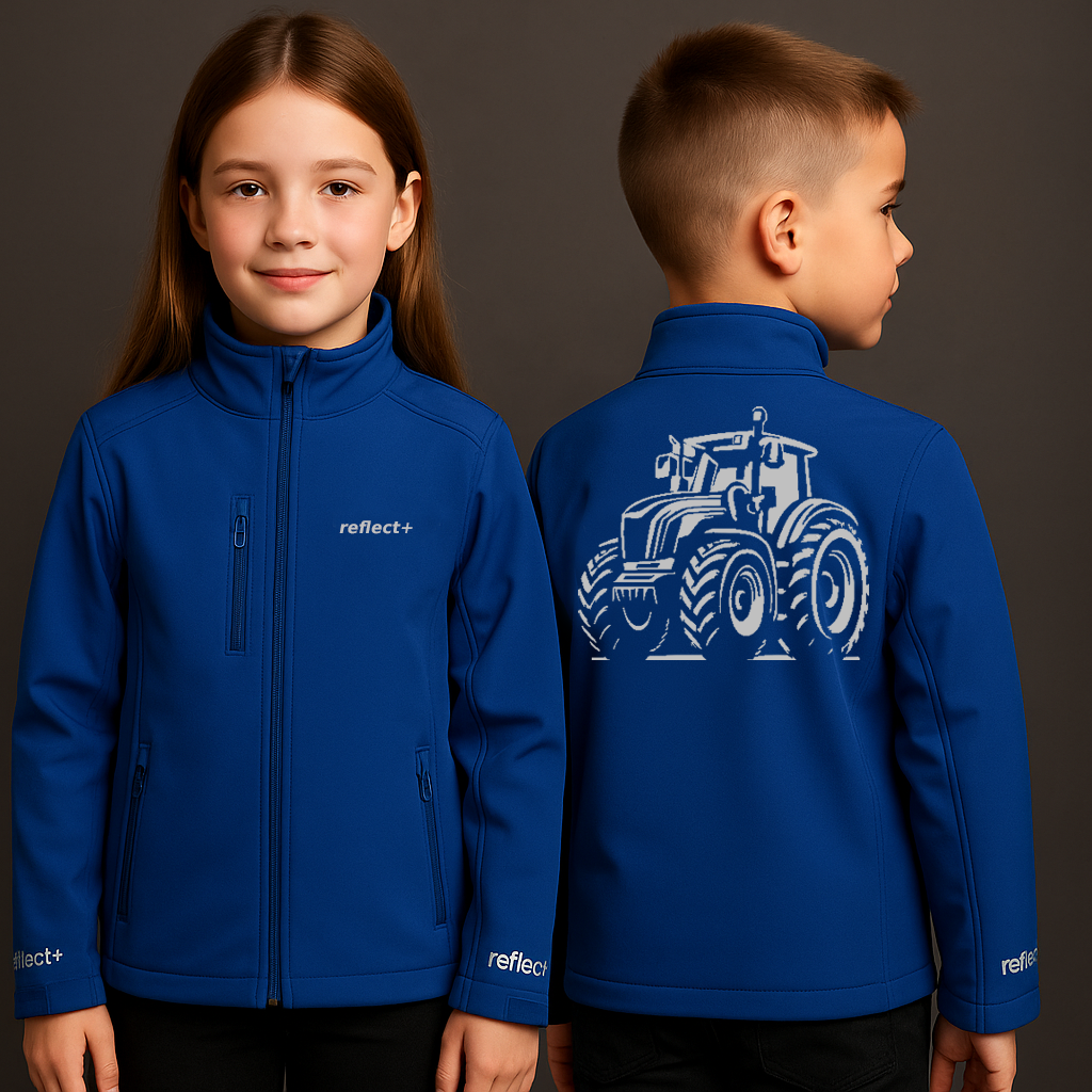 Traktor Kids Softshell Jacket | reflect+ by Marketing-MV