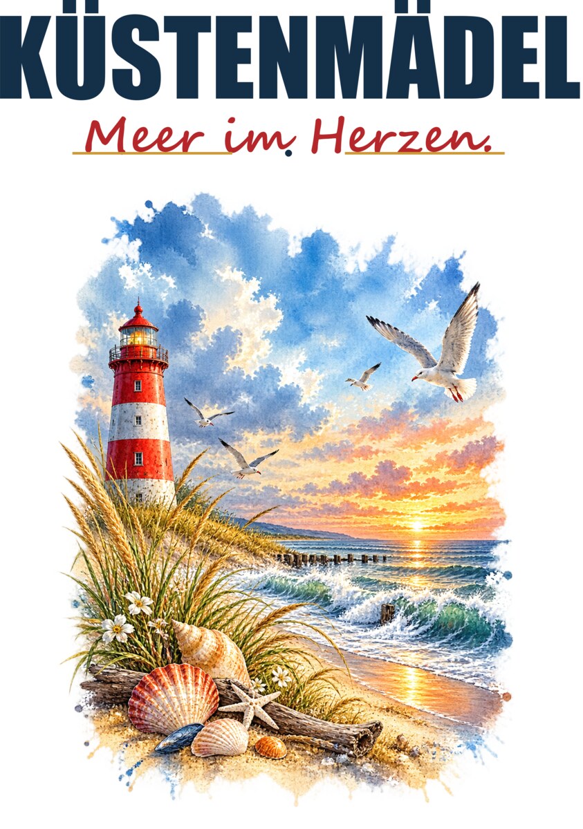 Küstenmädel – Meer im Herzen