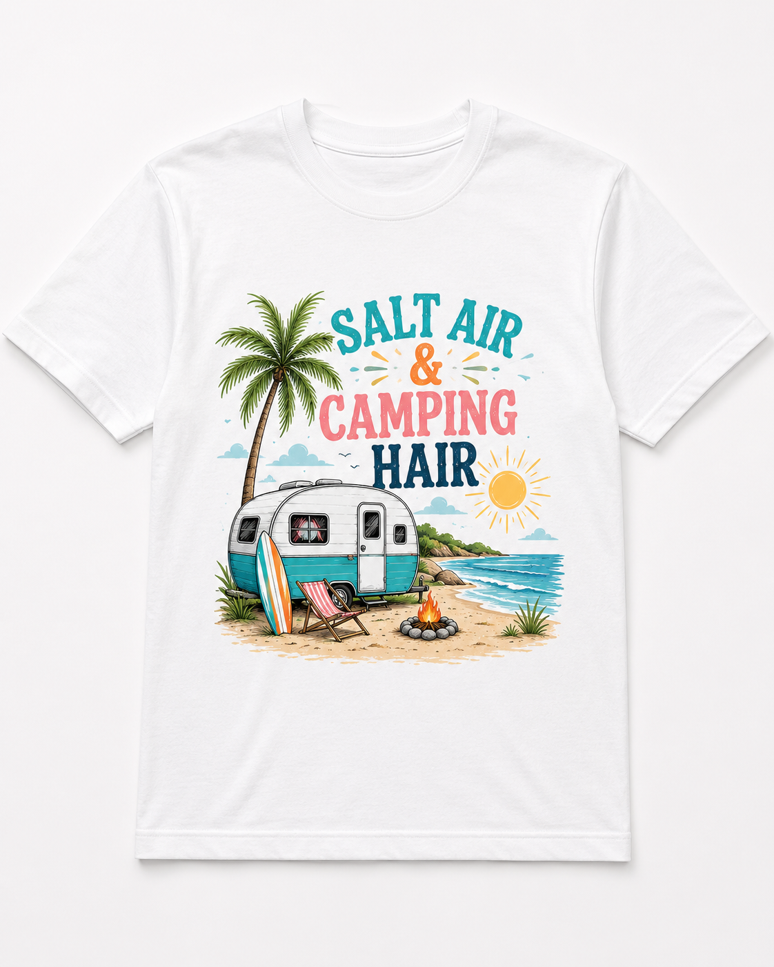 Salt Air and Camping Hair – Camper T-Shirt