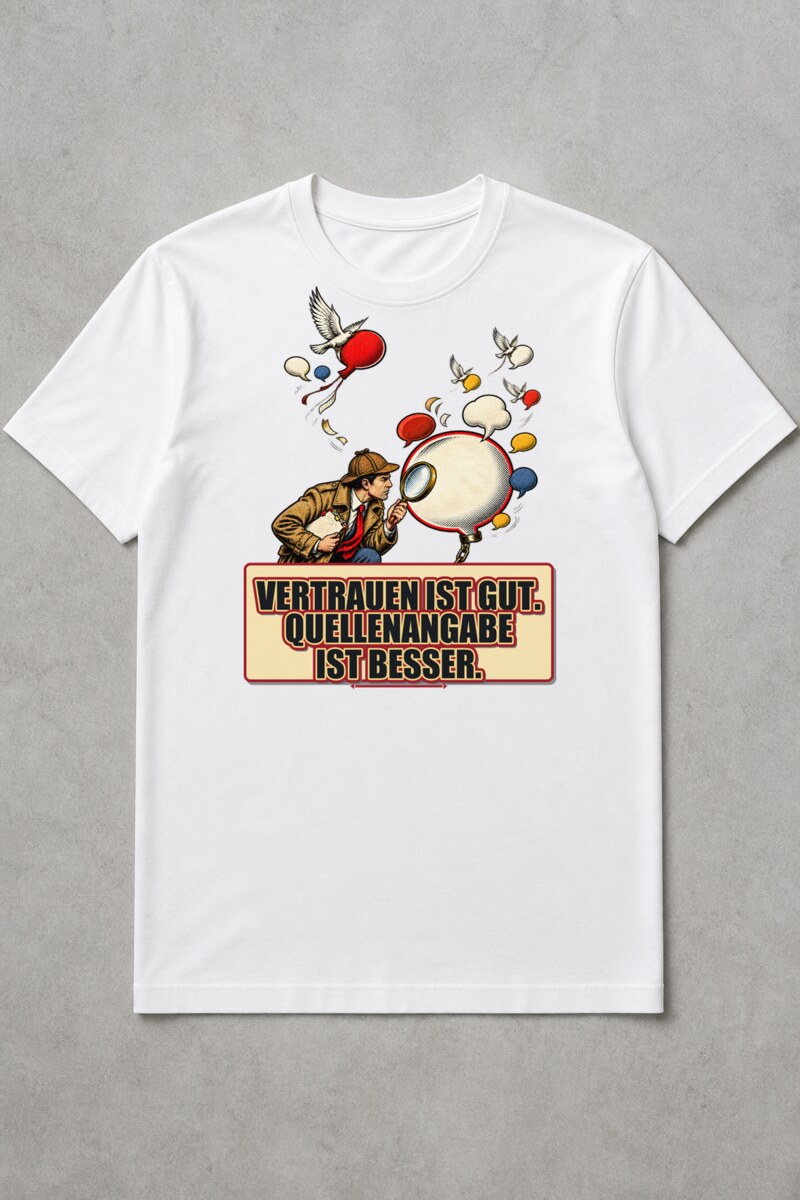 Vertrauen ist gut. Quellenangabe ist besser.