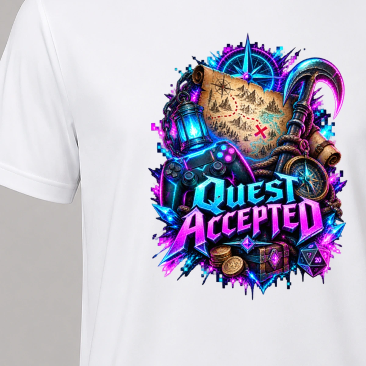 Quest Accepted T-Shirt Sublimation | Marketing-MV