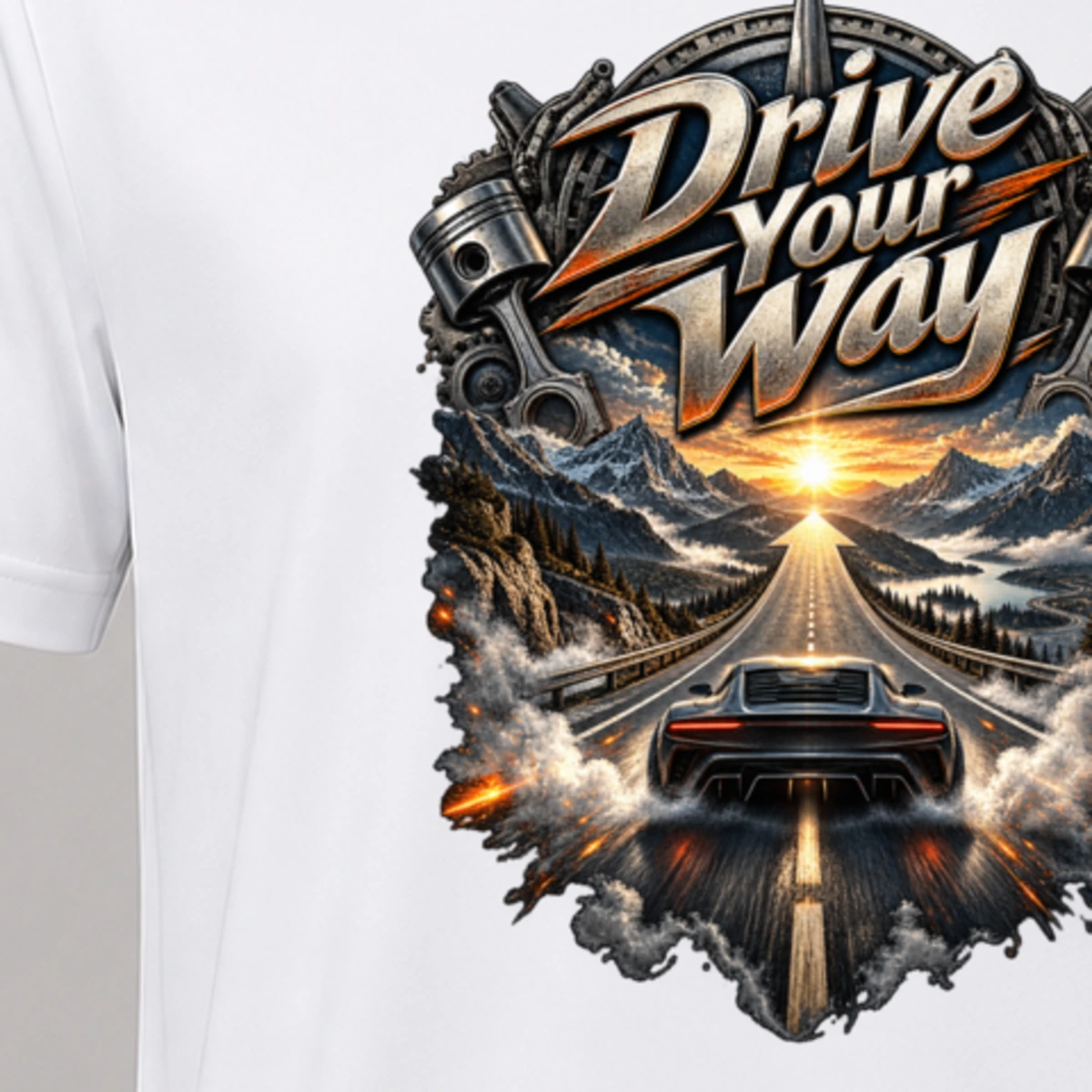 Drive your Way T-Shirt Sublimation | Marketing-MV