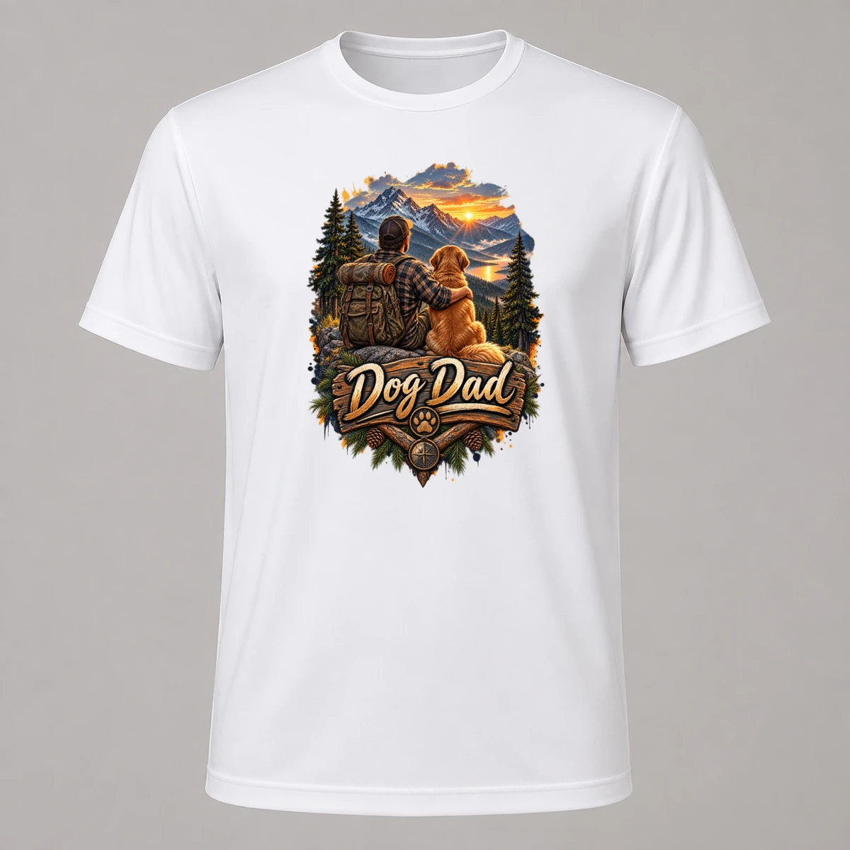 Dog Dad T-Shirt Sublimation | Marketing-MV