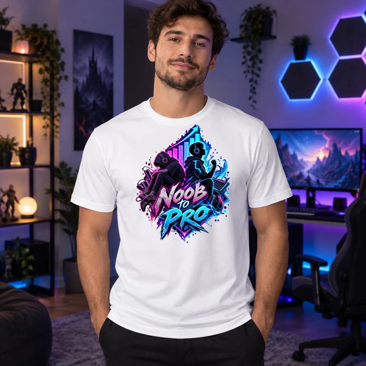 Noob to Pro T-Shirt Sublimation | Marketing-MV