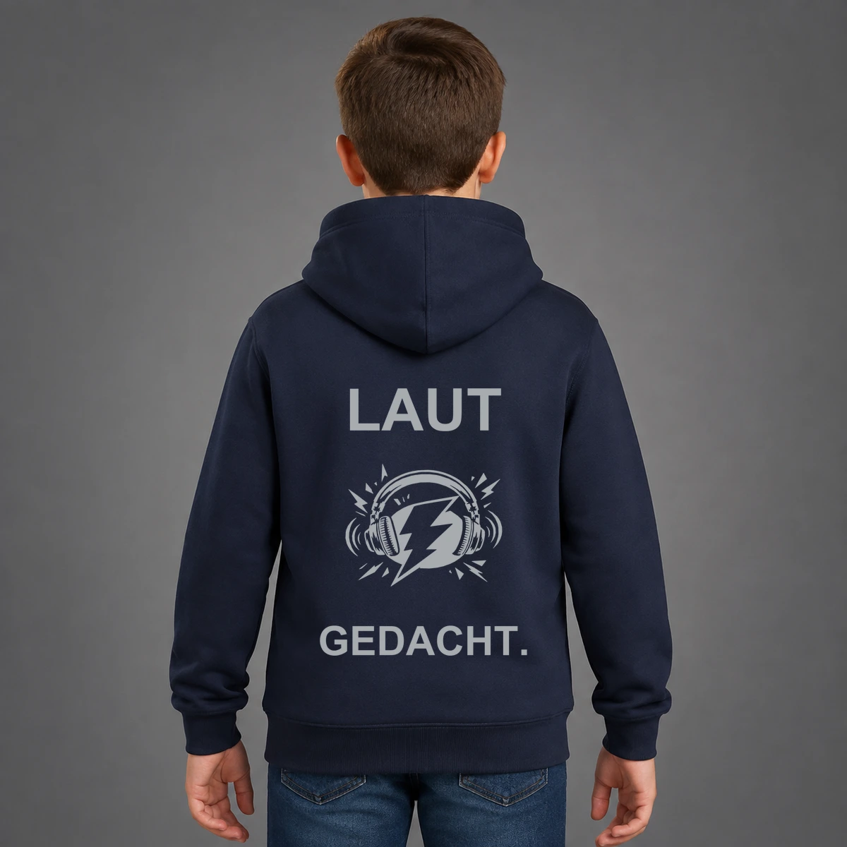 Laut gedacht Kids Sweatshirtjacke | reflect+ by Marketing-MV