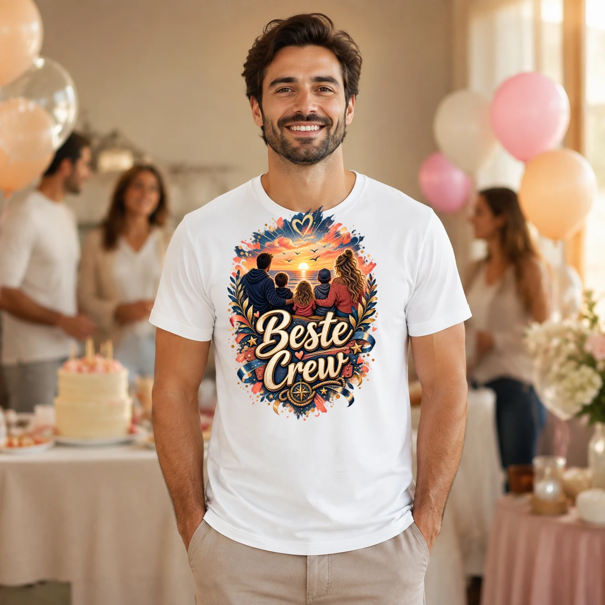 Beste Crew T-Shirt Sublimation | Marketing-MV