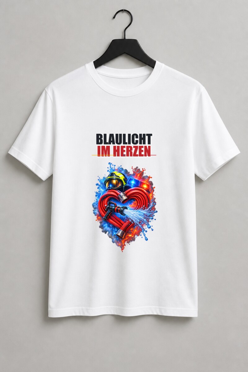 Schlauchherz mit Blaulicht