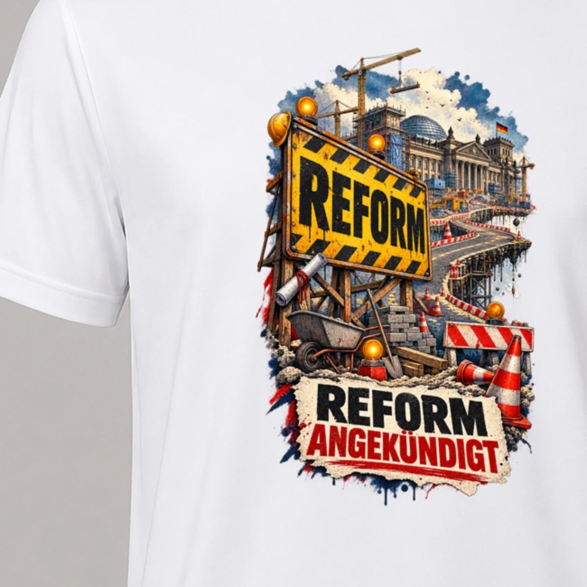 Reform angekuendigt T-Shirt Sublimation | Marketing-MV