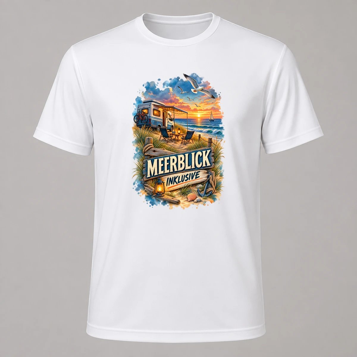 Meerblick inklusive T-Shirt Sublimation | Marketing-MV