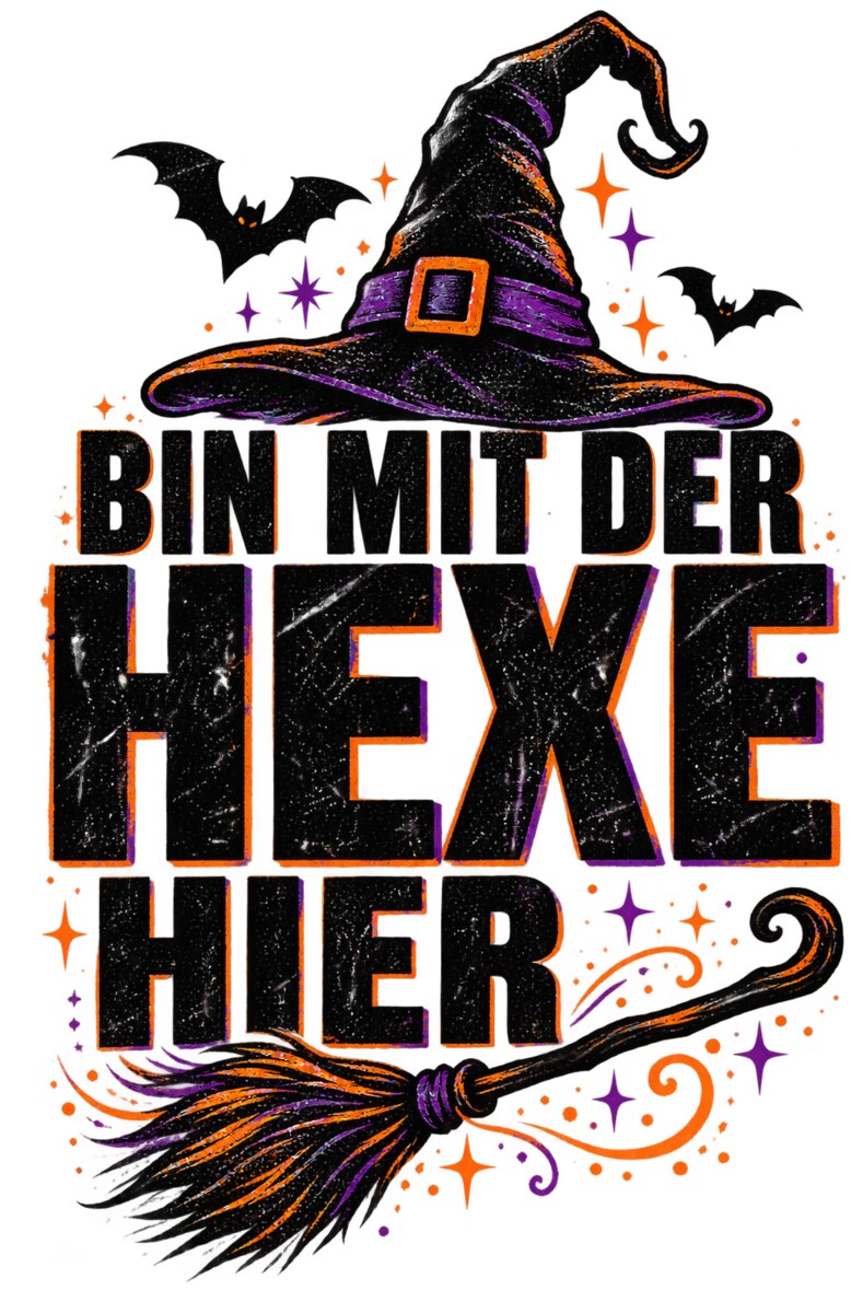 Ich bin mit der Hexe hier