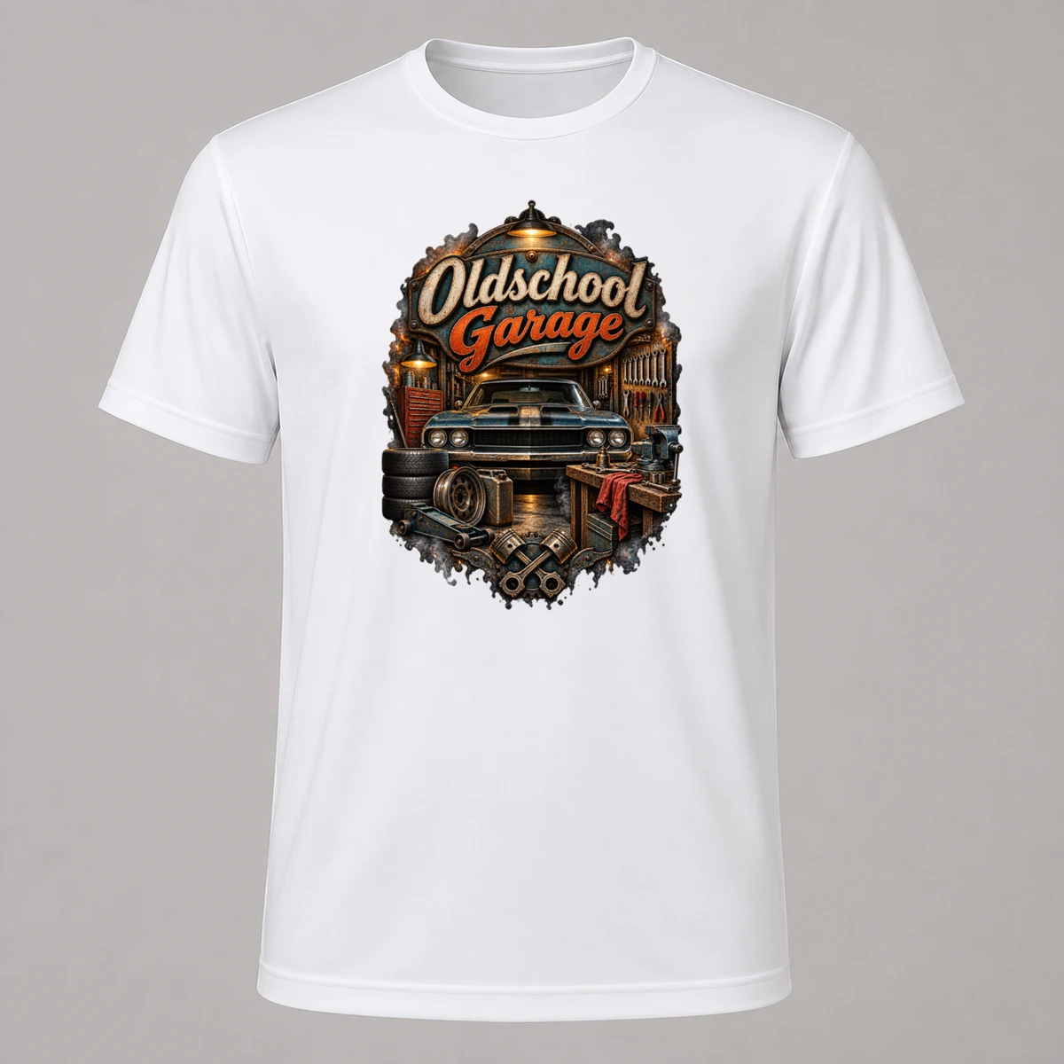 Oldschool Garage T-Shirt Sublimation | Marketing-MV