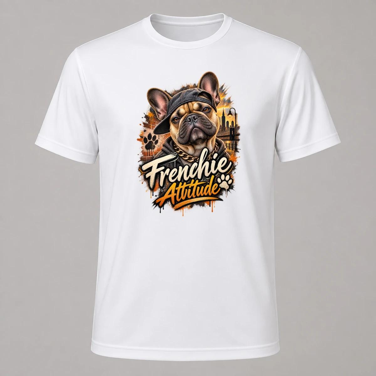 Frenchie Attitude T-Shirt Sublimation | Marketing-MV