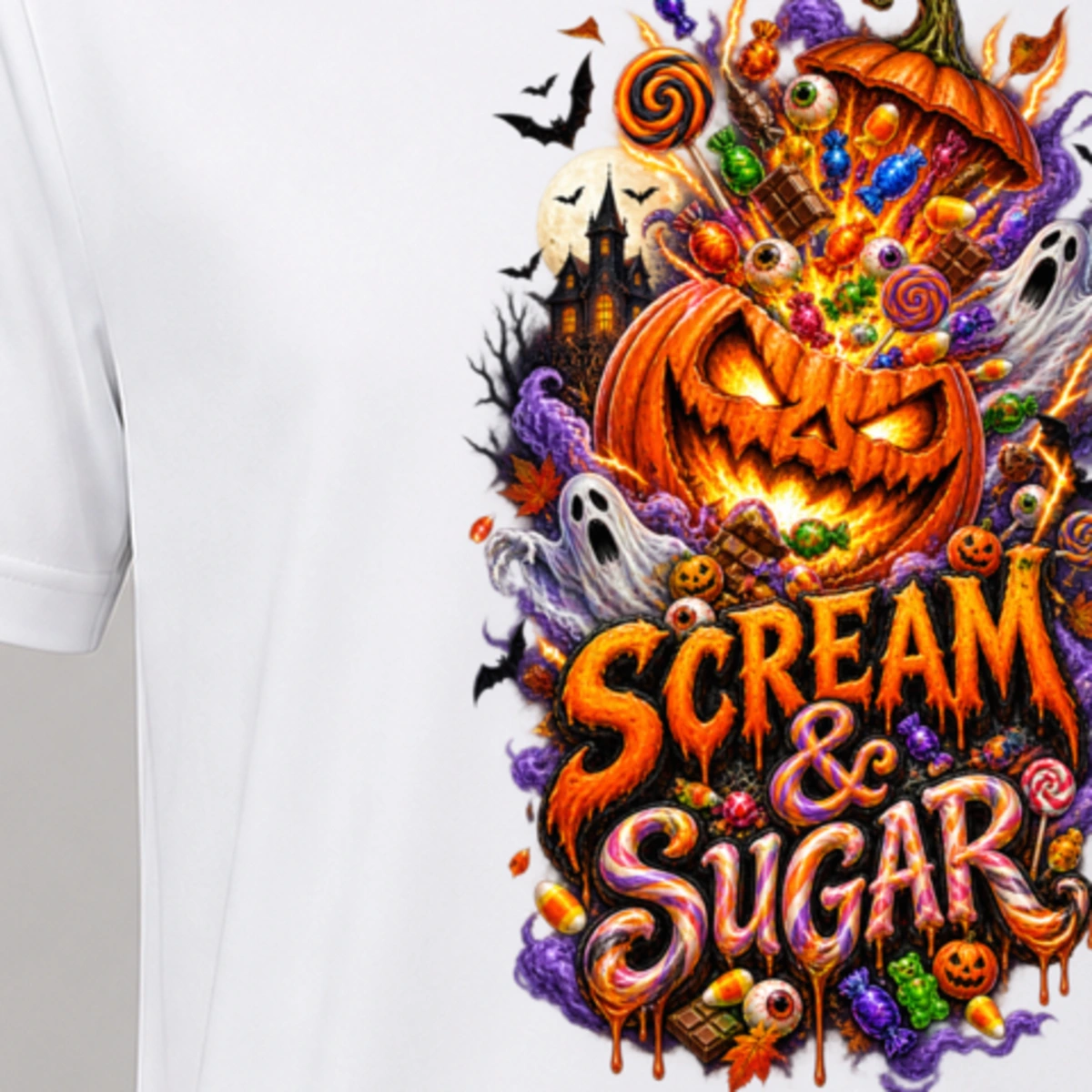 Scream und Sugar T-Shirt Sublimation | Marketing-MV