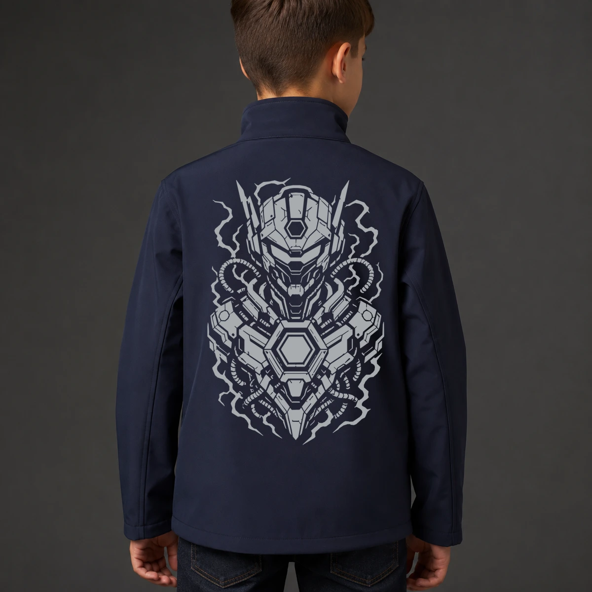 Roboterkern Kids Softshelljacke | reflect+ by Marketing-MV