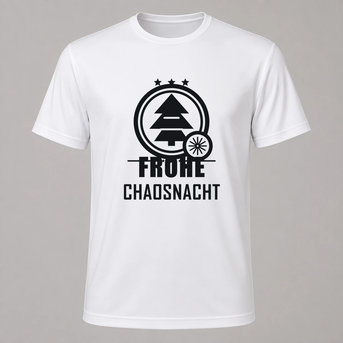 Frohe Chaosnacht T-Shirt Flexdruck | Marketing-MV