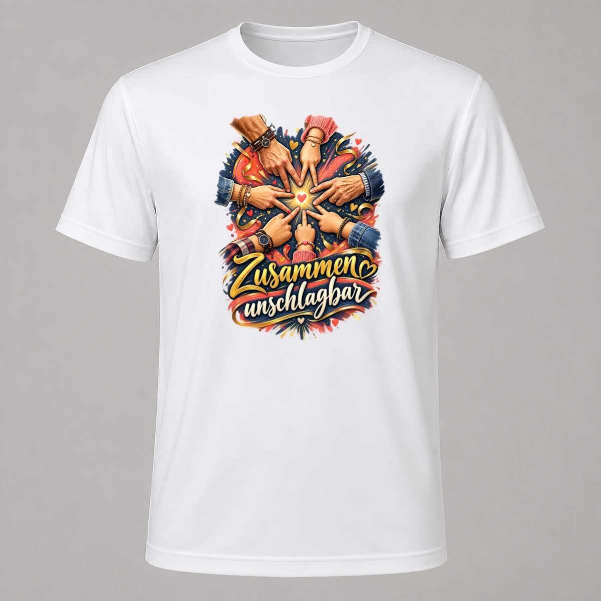 Zusammen unschlagbar T-Shirt Sublimation | Marketing-MV