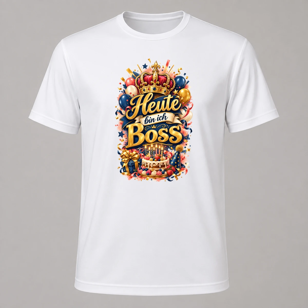 Heute bin ich Boss T-Shirt Sublimation | Marketing-MV