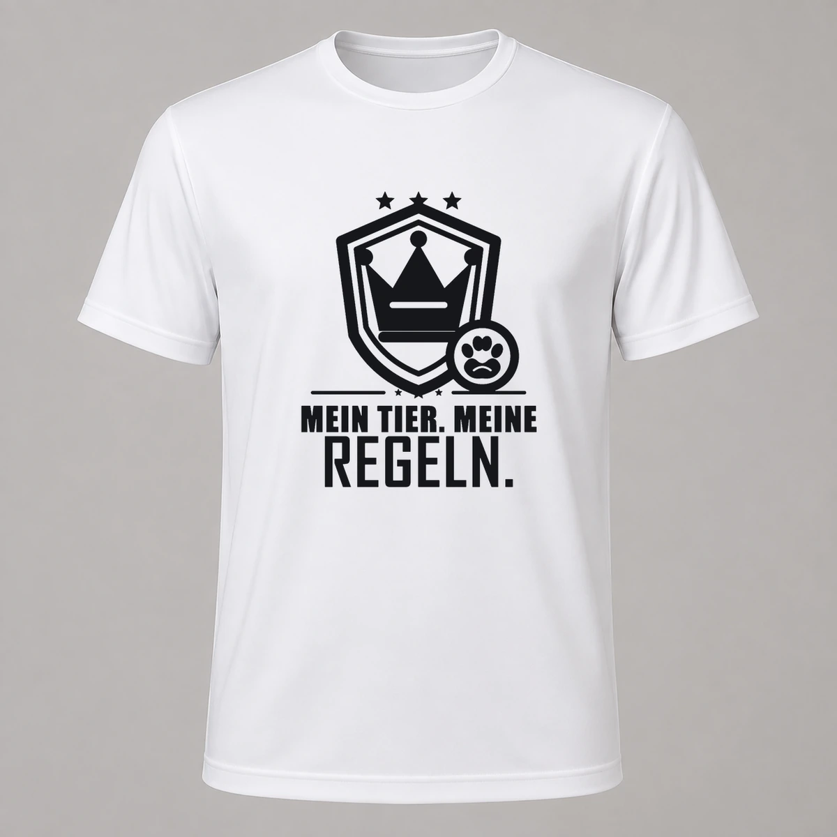 Mein Tier meine Regeln T-Shirt Flexdruck | Marketing-MV