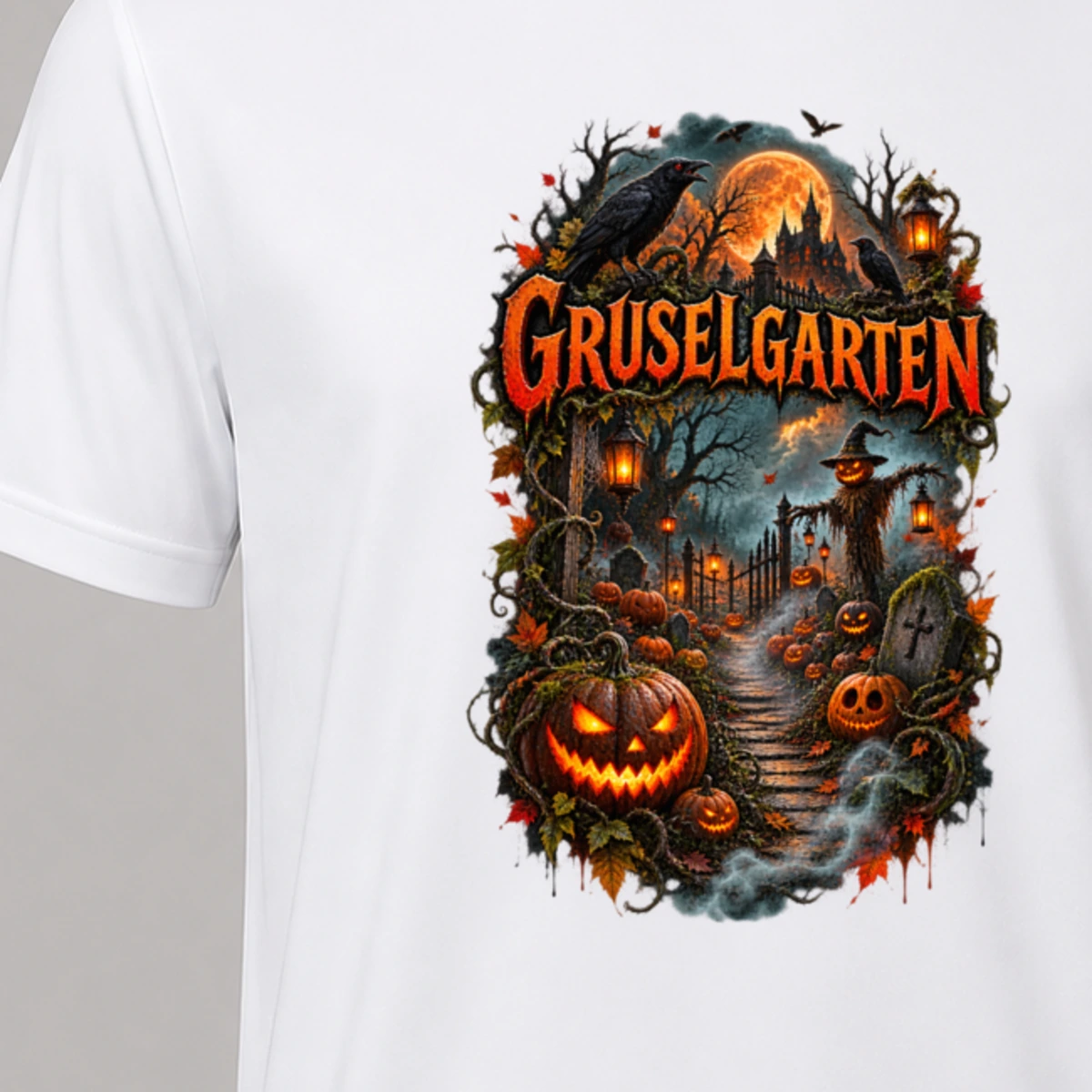 Gruselgarten T-Shirt Sublimation | Marketing-MV