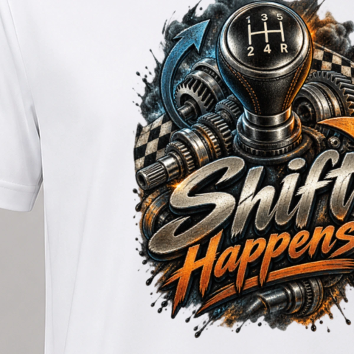 Shift Happens T-Shirt Sublimation | Marketing-MV