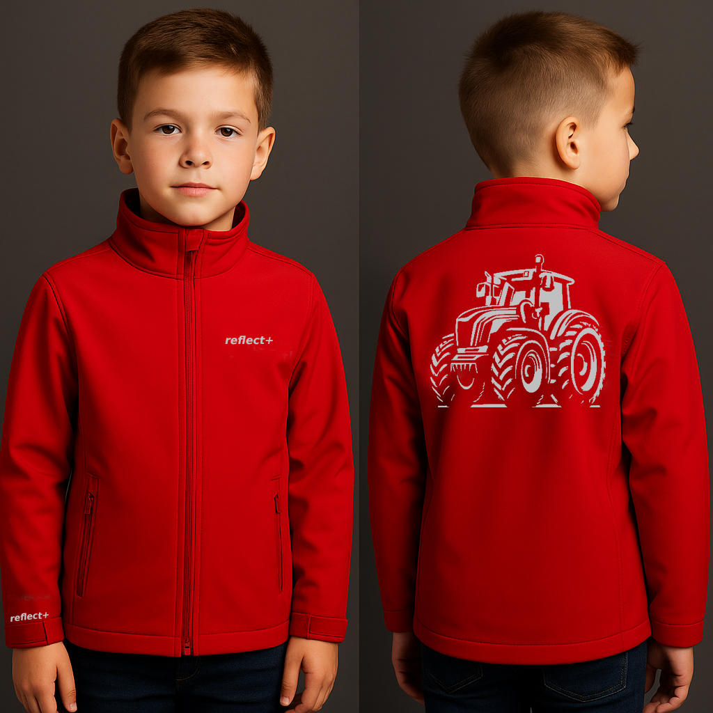 Traktor Kids Softshell Jacket | reflect+ by Marketing-MV