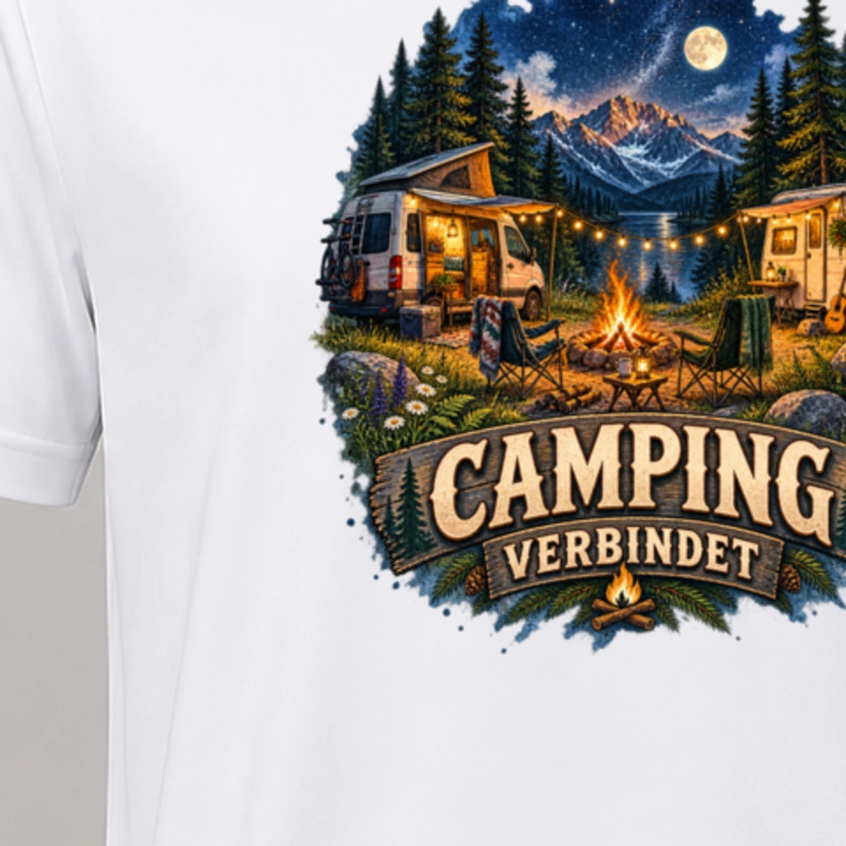Camping verbindet T-Shirt Sublimation | Marketing-MV