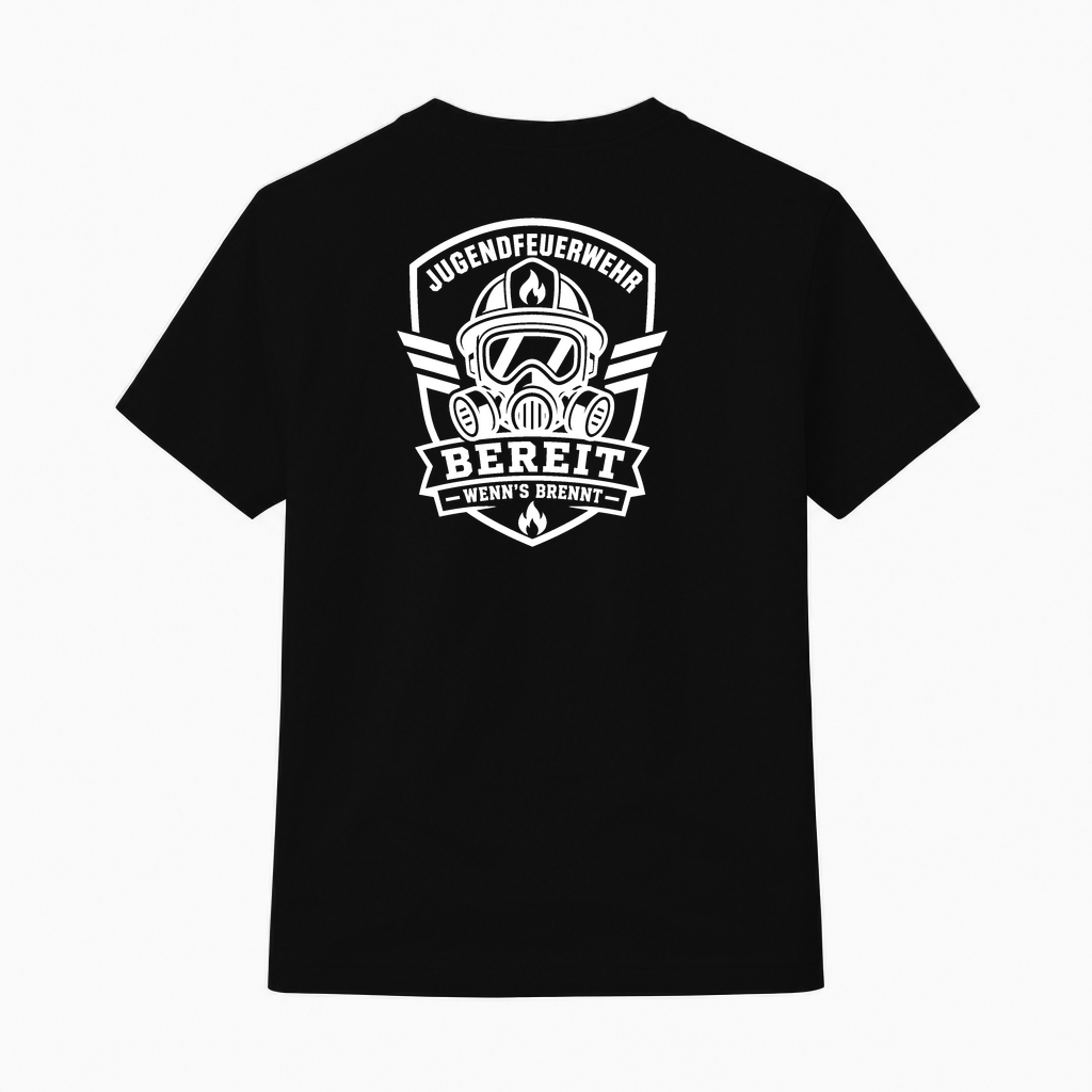 T-Shirt "Bereit wenns brennt"| Jugendfeuerwehr Shirt by Marketing-MV.com