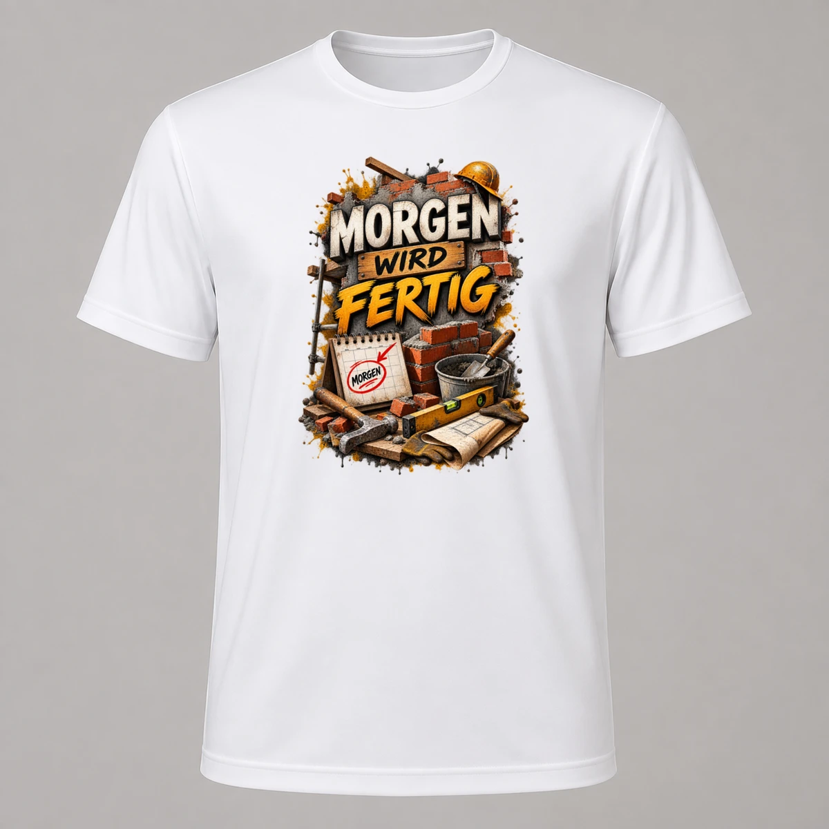 Morgen wird fertig T-Shirt Sublimation | Marketing-MV