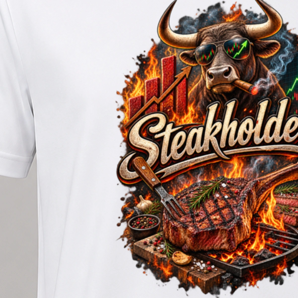 Steakholder T-Shirt Sublimation | Marketing-MV