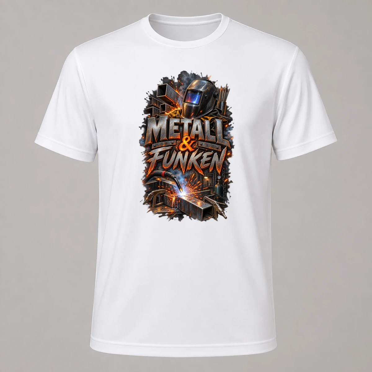 Metall und Funken T-Shirt Sublimation | Marketing-MV
