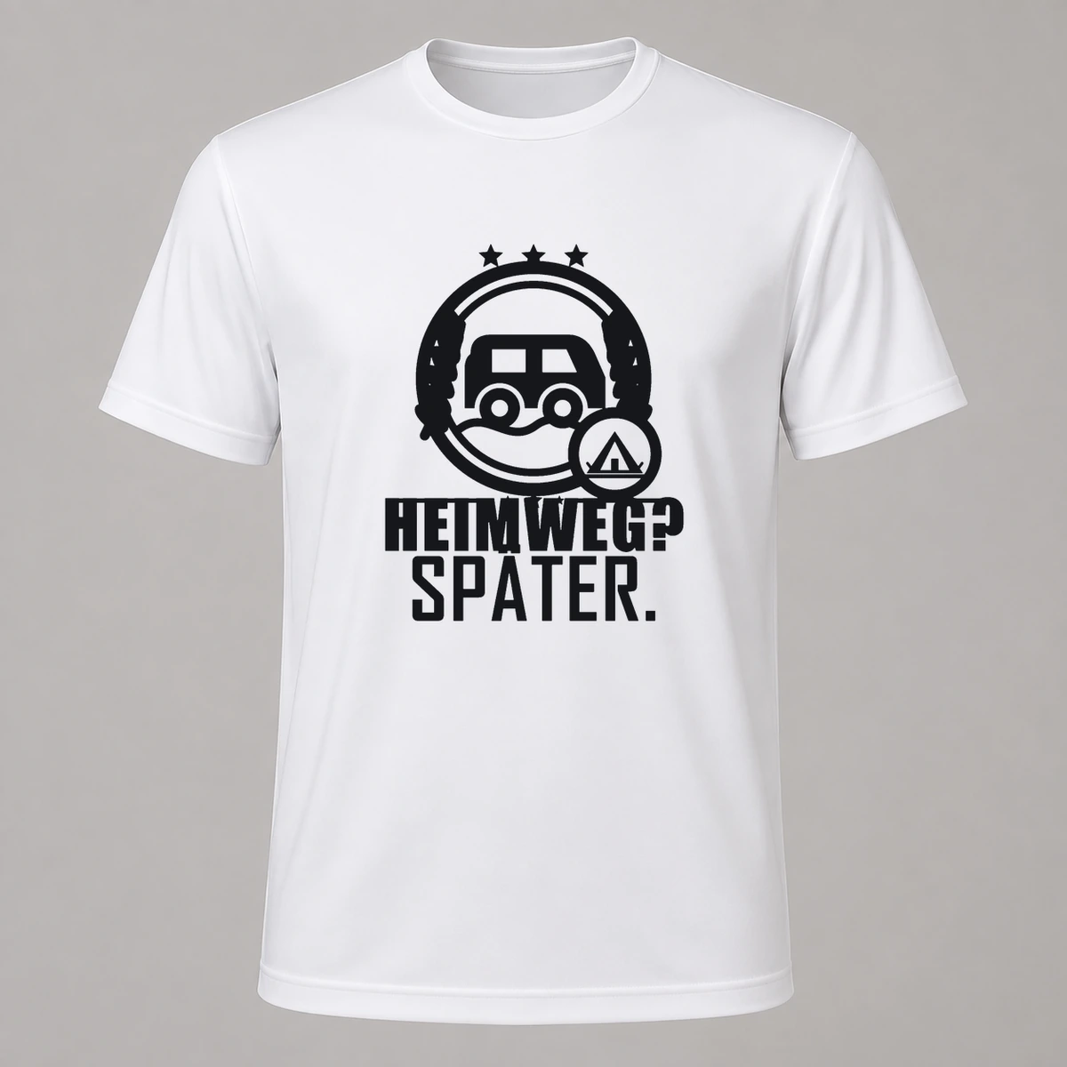 Heimweg spaeter T-Shirt Flexdruck | Marketing-MV