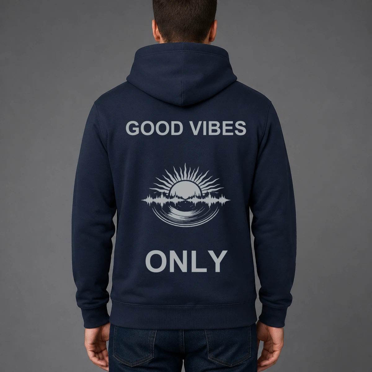 Good Vibes Only Sweatshirtjacke | reflect+ by Marketing-MV