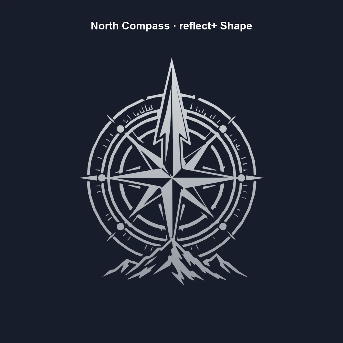 North Compass Shape | reflect+ by Marketing-MV