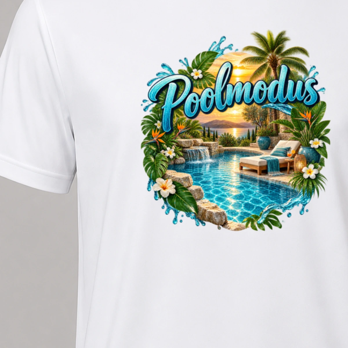 Poolmodus T-Shirt Sublimation | Marketing-MV