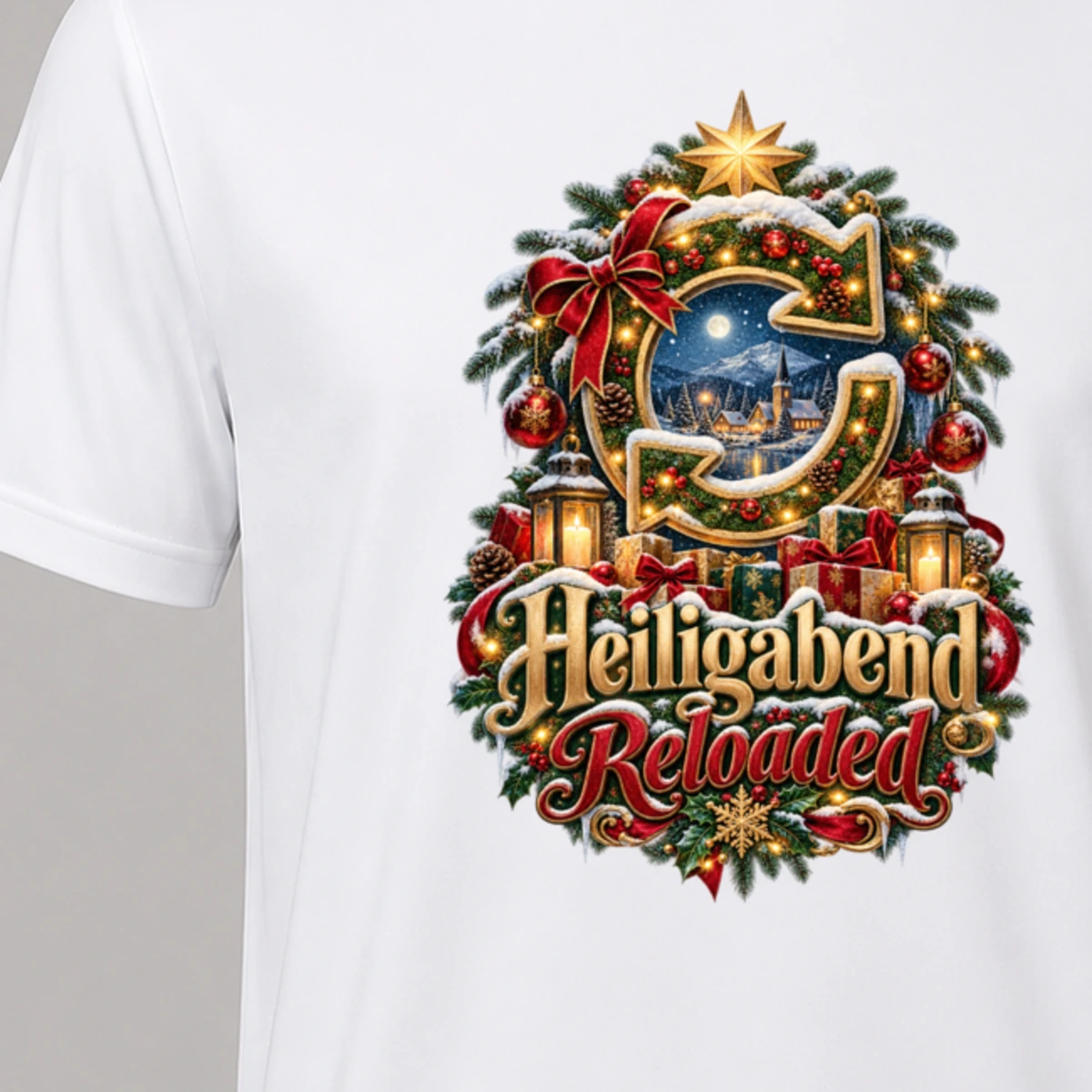 Heiligabend Reloaded T-Shirt Sublimation | Marketing-MV