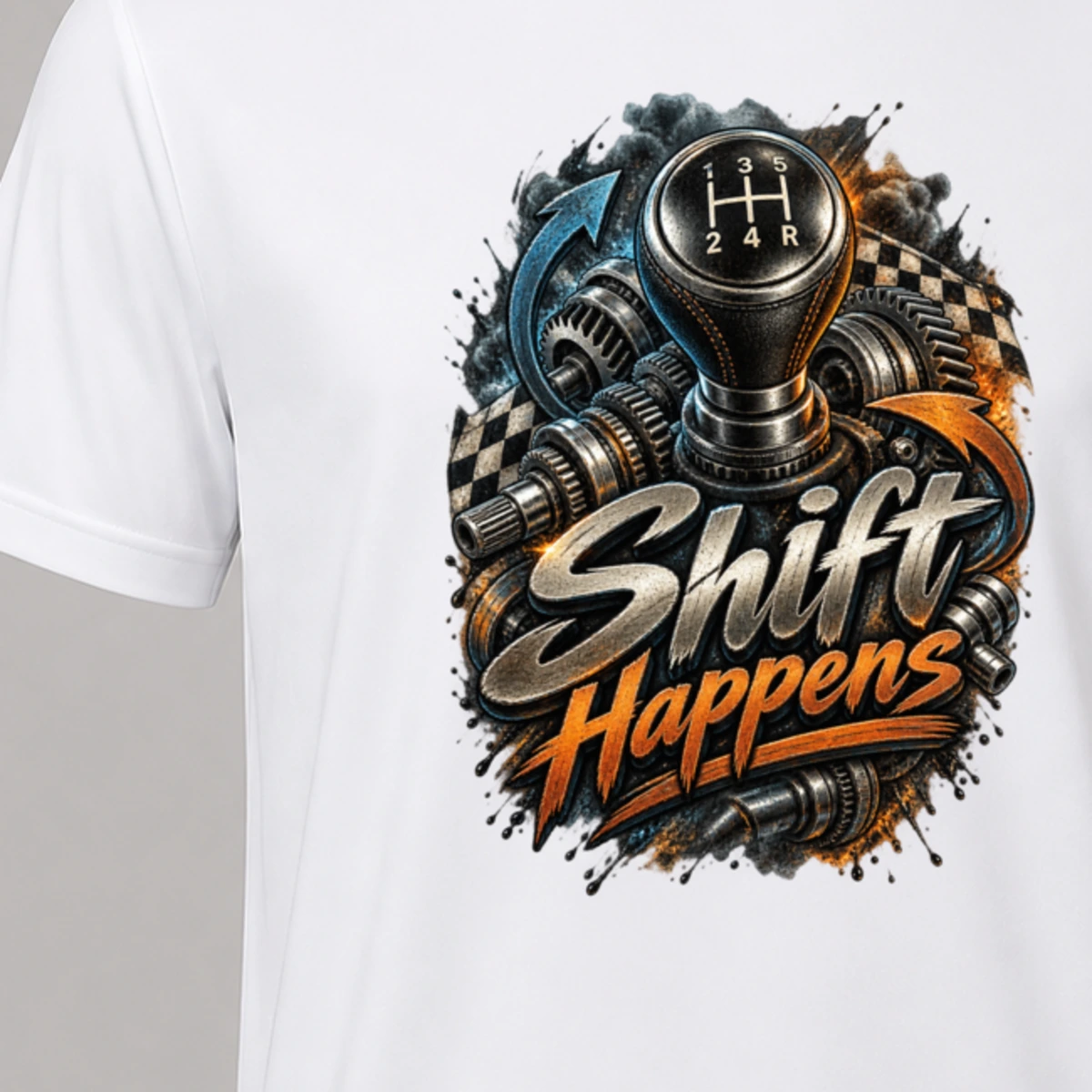 Shift Happens T-Shirt Sublimation | Marketing-MV