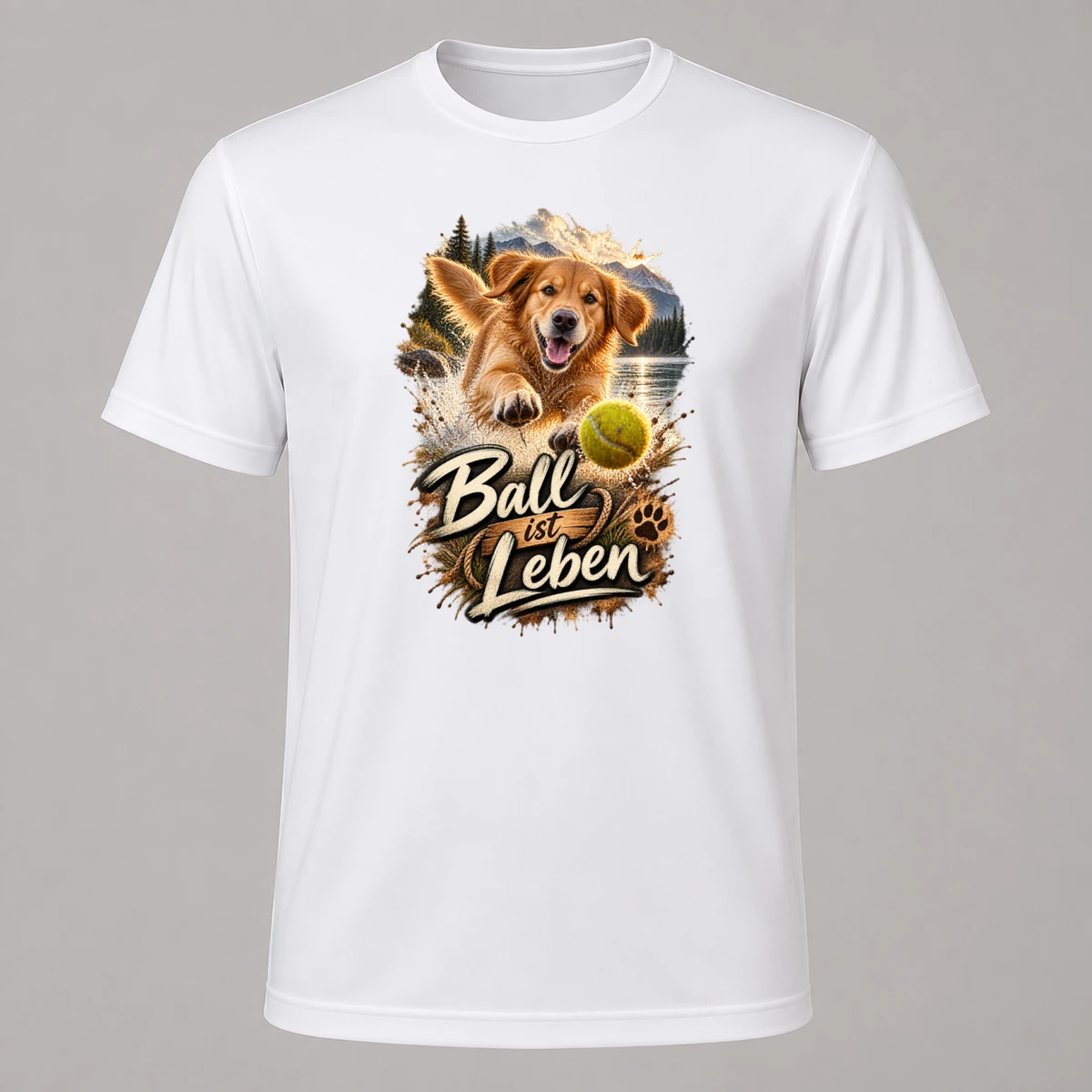 Ball ist Leben T-Shirt Sublimation | Marketing-MV
