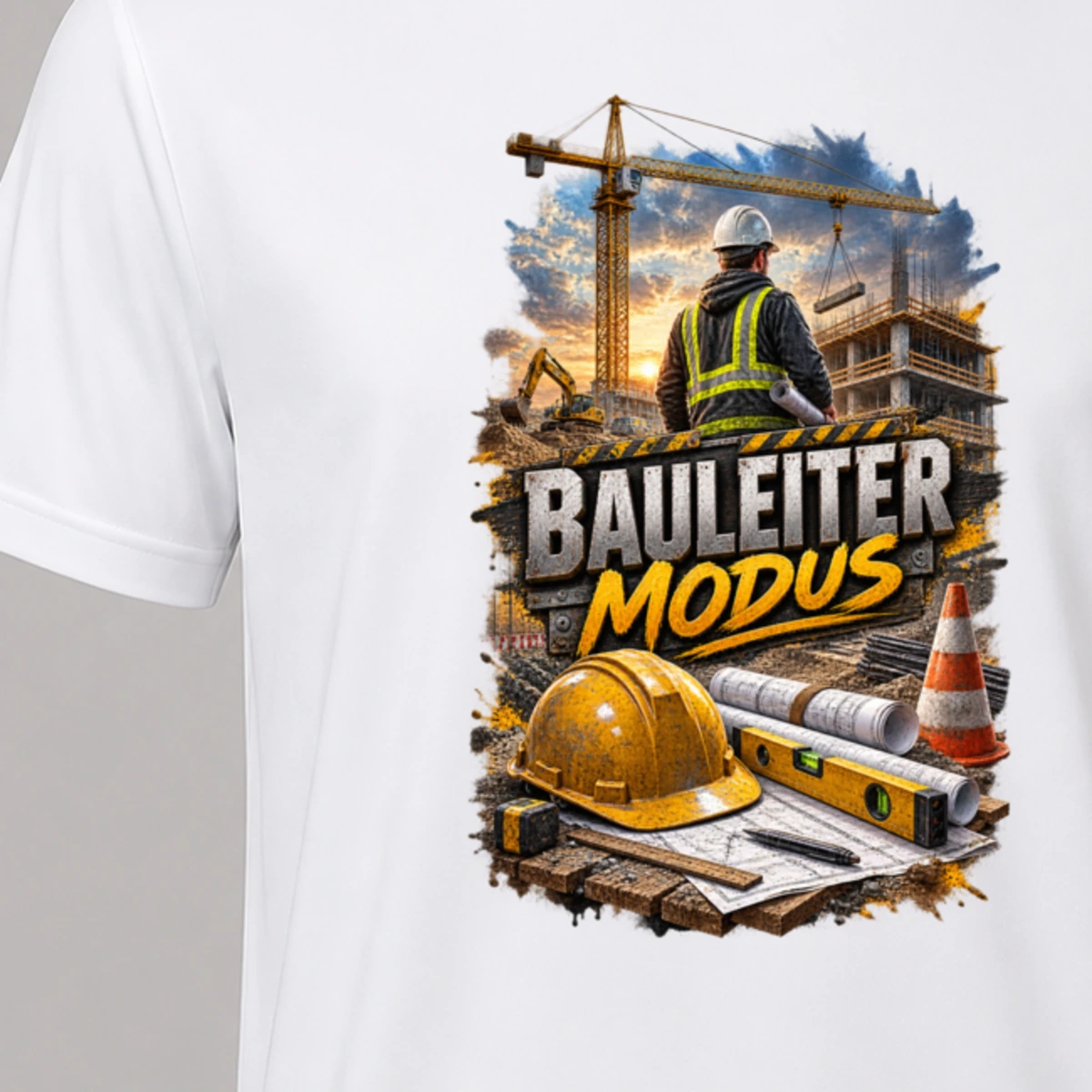 Bauleiter Modus T-Shirt Sublimation | Marketing-MV