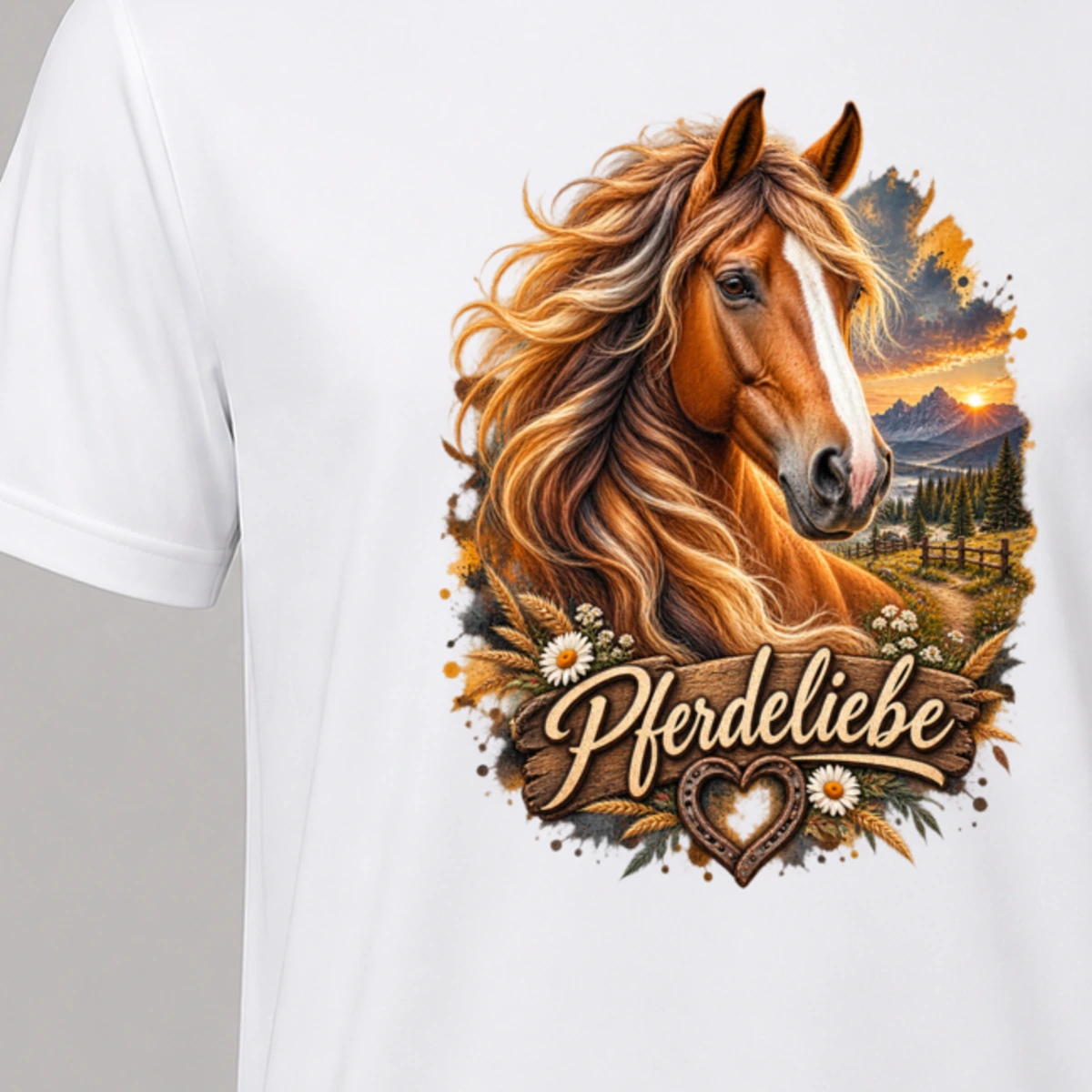 Pferdeliebe T-Shirt Sublimation | Marketing-MV