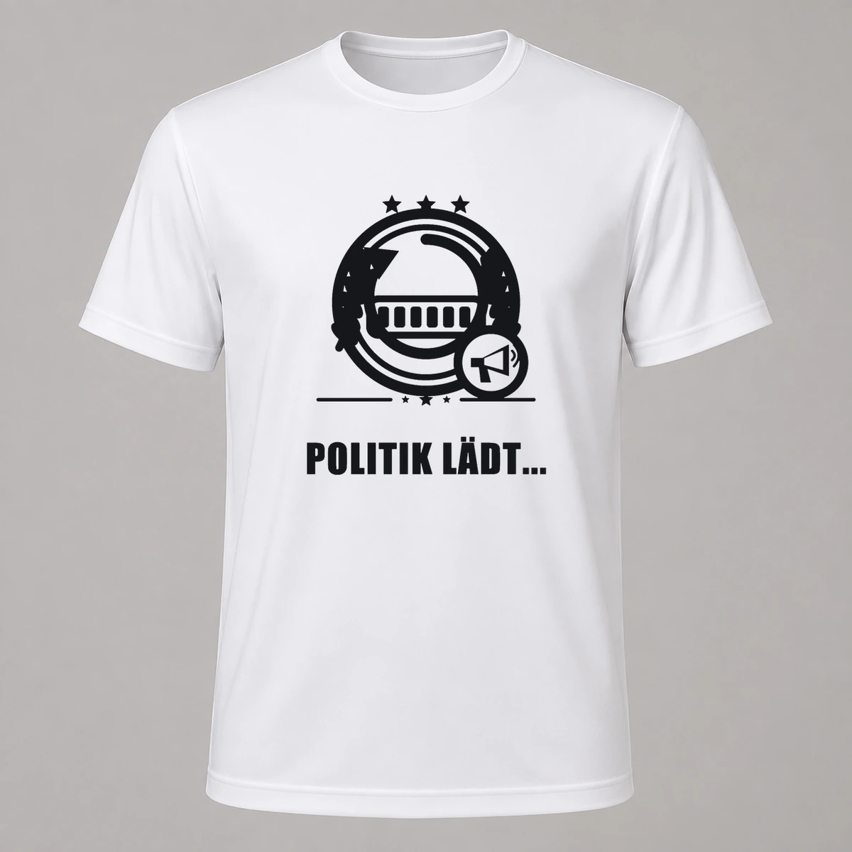 Politik laedt T-Shirt Flexdruck | Marketing-MV