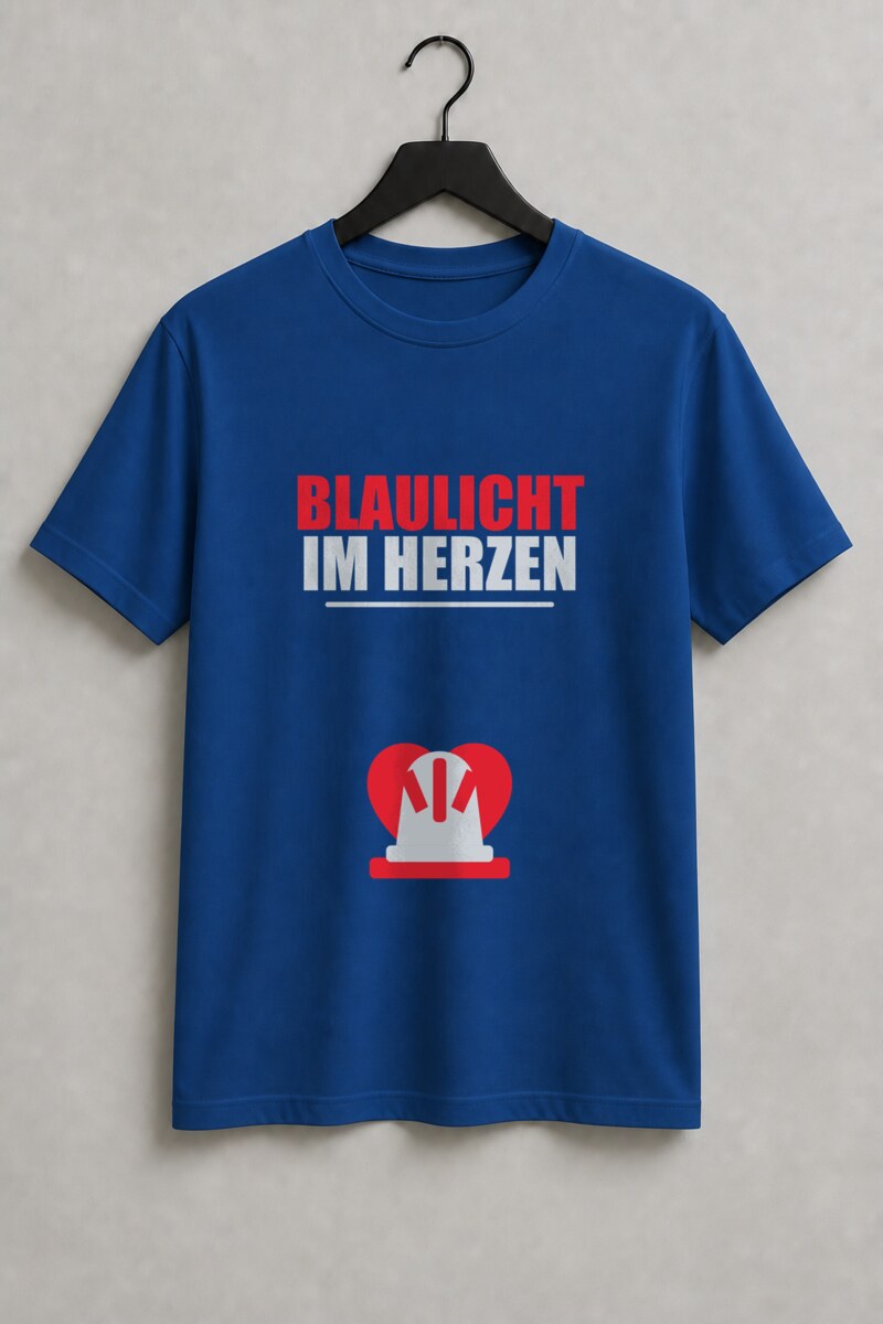 Herz mit Blaulicht