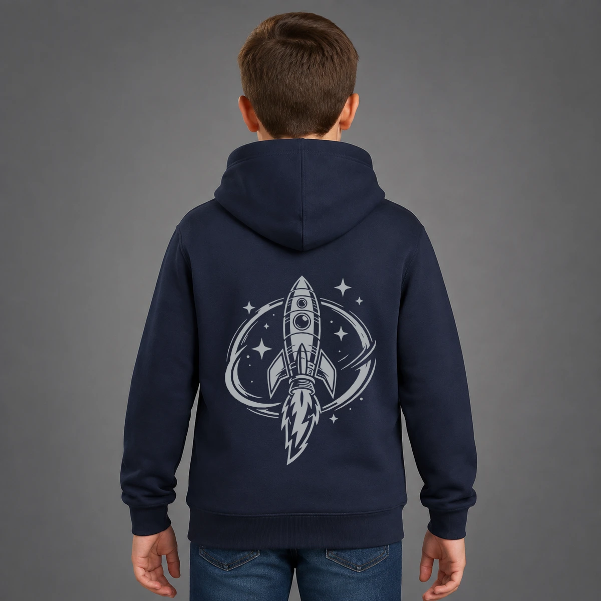 Raketenstart Kids Sweatshirtjacke | reflect+ by Marketing-MV