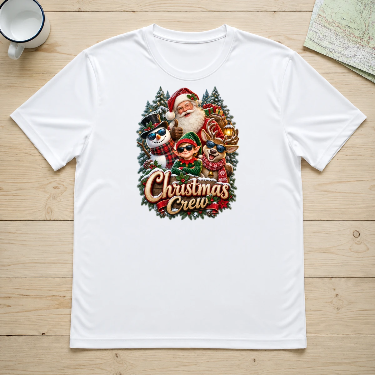 Christmas Crew T-Shirt Sublimation | Marketing-MV